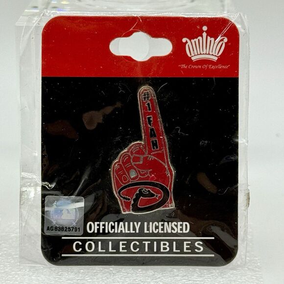 MLB Arizona‎ Diamondbacks #1 Fan Pin Licensed - Picture 1 of 2